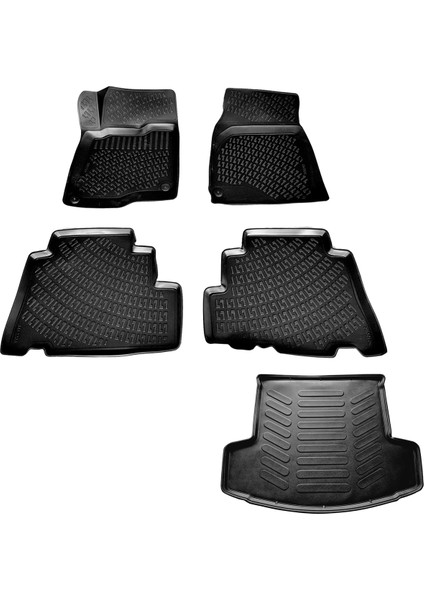 Chevrolet Captiva 3D Havuzlu Paspas+Bagaj Havuzu 2007-2015 Arası-Caraks Marka