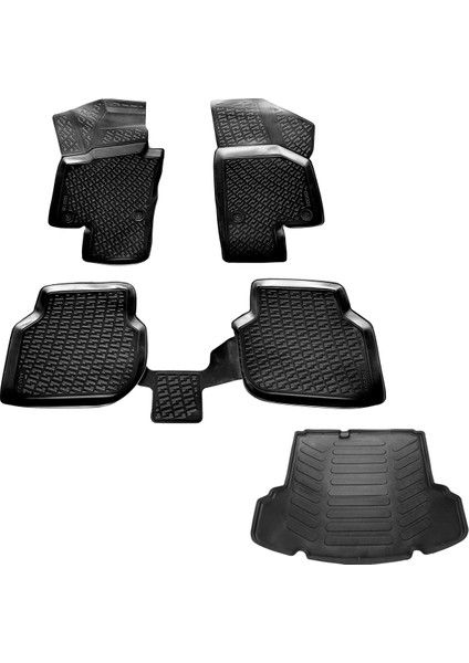 Vw Jetta 3D Havuzlu Paspas+Bagaj Havuzu (Cepli) 2015-2019 Arası-Caraks Marka