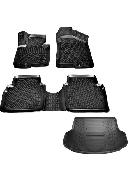 Hyundai İX35 3D Havuzlu Paspas + Bagaj Havuzu 2010-2015 Arası-Caraks Marka