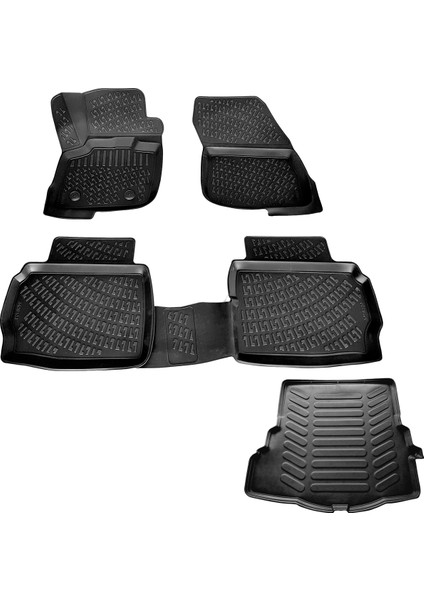 Ford Mondeo 3D Havuzlu Paspas + Bagaj Havuzu 2014-2020 Arası-Caraks Marka