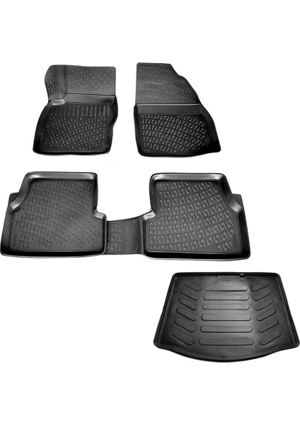 Ford Focus 2 Hb 3D Havuzlu Paspas+Bagaj Havuzu 2005-2011 Arası-Friemats Marka