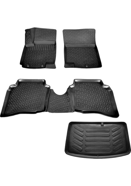Hyundai I20 3D Havuzlu Paspas + 3D Bagaj Havuzu 2008-2014 Arası-Friemats Marka