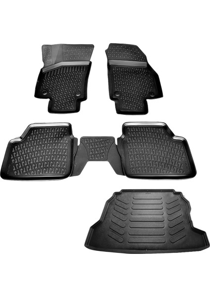 Opel Astra G Sd 3D Havuzlu Paspas+Bagaj Havuzu 1998-2009 Arası-Friemats Marka