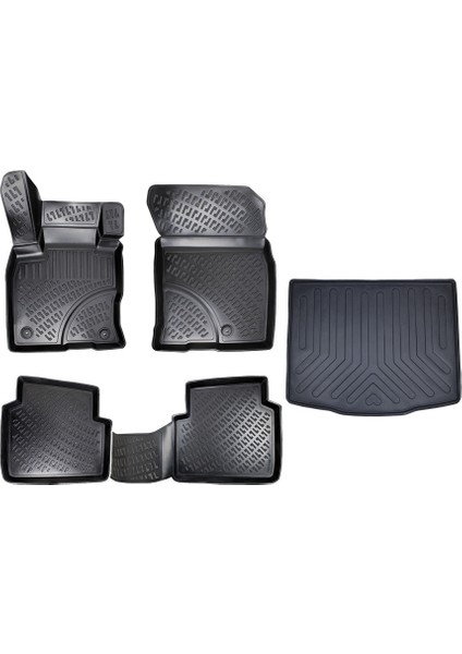 Ford Kuga 3D Havuzlu Paspas+Bagaj Havuzu 2020 Sonrası-Caraks Marka