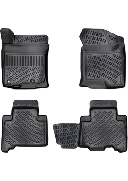 Toyota Land Cruiser 3D Havuzlu Paspas 2011 Sonrası-Caraks Marka