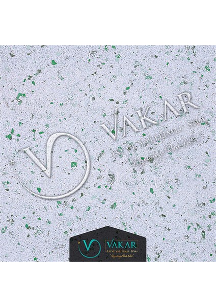 Canlı Sıva | Ipek Sıva | Dekoratif Sıva |moonlight 12 | Beyaz Zemin Yeşil Desen 1/2 PAKET modelleri