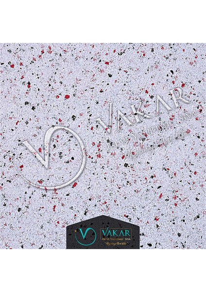 Canlı Sıva | Ipek Sıva | Dekoratif Sıva |moonlight 05 | Beyaz Zemin Kırmızı-Siyah Desen 1/2 PAKET modelleri