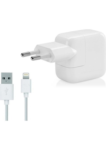 15.5W Çift Girişli Apple iPad  Şarj Adaptörü + Kablo (Oem)