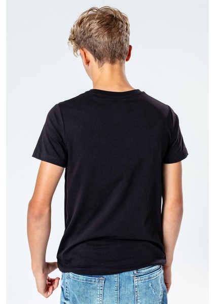 The Umbrella Academy Characters Name Baskılı Unisex Çocuk Siyah Tshirt