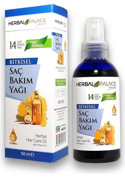 E Vitaminli Bitkisel Saç Bakım Yağı 150 ml x 2 Adet