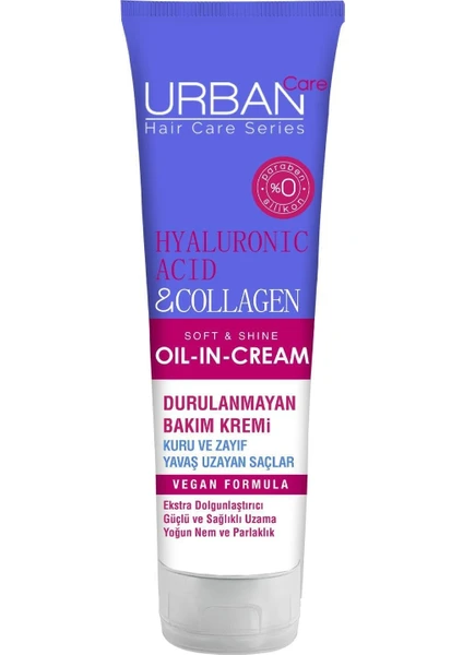 Urban Care Urban Hyalluronic Acid & Collagen Durulanmayan Bakım Kremi 150ML