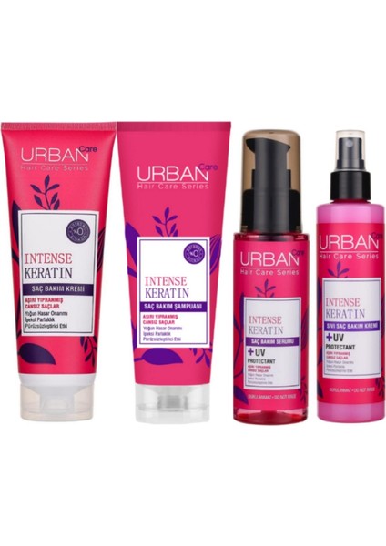 Urban Care Urban Intense Keratin Saç Bakım Seti 4'lü