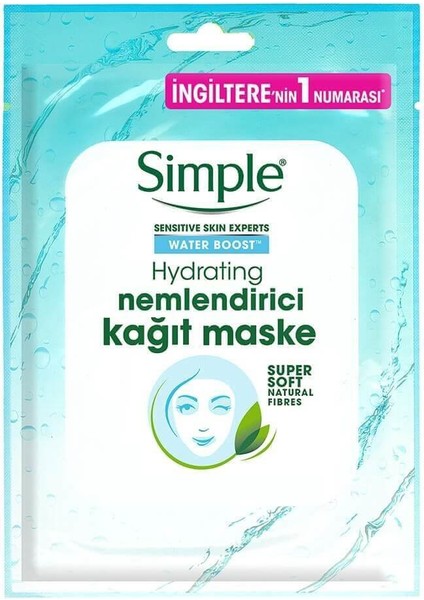 Nemlendirici Kağıt Maske