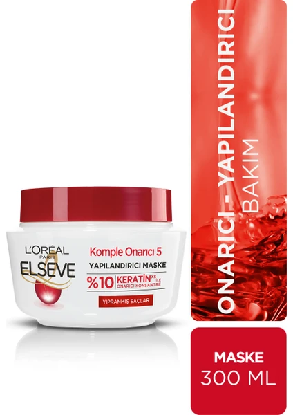 L'Oréal Paris Elseve Komple Onarıcı 5 Maske 300 ml