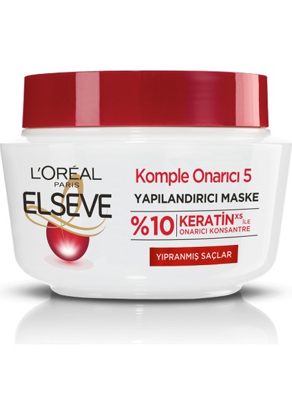 L'Oréal Paris Elseve Komple Onarıcı 5 Maske 300 ml