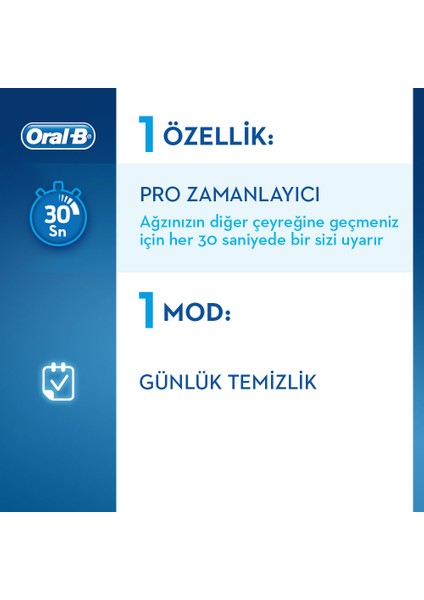 Junior Çocuklar İçin Şarj Edilebilir Diş Fırçası (6+ Yaş)