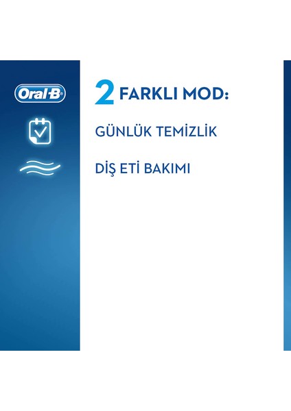 Pro 2500 Şarj Edilebilir Diş Fırçası Cross Action Flora Pink + Seyahat Kabı