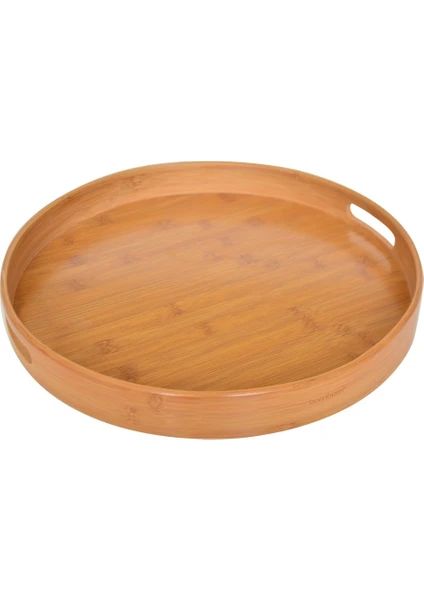 Mother Kitchen Bambu Yuvarlak Tepsi 35 cm.