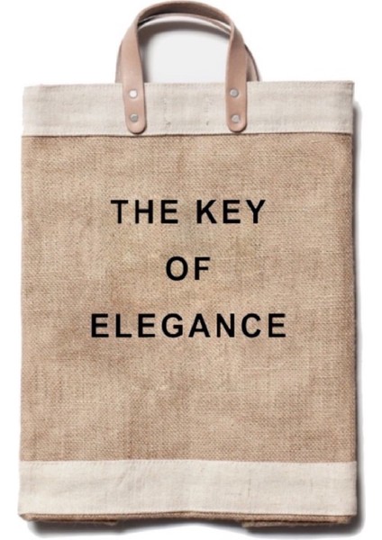 Jüt Hasır Plaj Çantası(The Key Of Elegance)