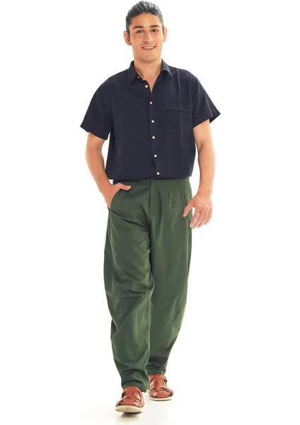 Beli Lastikli Rahat Koton Pantolon
