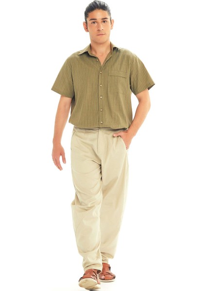 Beli Lastikli Rahat Koton Pantolon