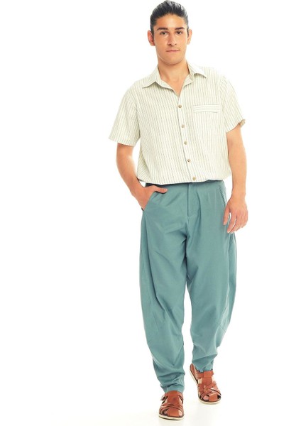 Beli Lastikli Rahat Koton Pantolon