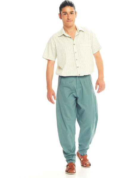 Beli Lastikli Rahat Koton Pantolon
