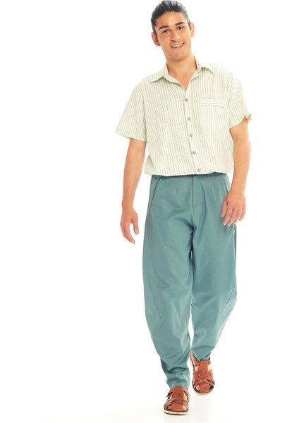 Beli Lastikli Rahat Koton Pantolon
