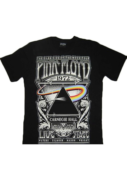Battal Beden Pink Floyd Siyah Erkek Tişört