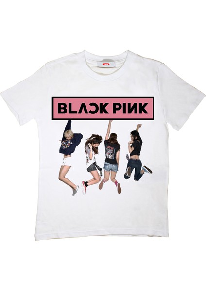 Blackpink Çocuk Tişört Beyaz Unisex