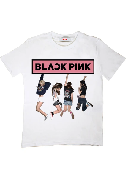 Blackpink Çocuk Tişört Beyaz Unisex