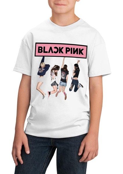 Blackpink Çocuk Tişört Beyaz Unisex