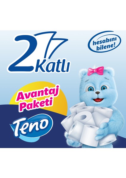 Avantaj Paket Tuvalet Kağıdı 48 Rulo (16 Rulo x 3 Paket)