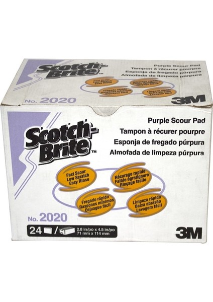 Scotch Brite 3m Scotch Brite 2020 Mor Ovma Pedi x 24 Adet