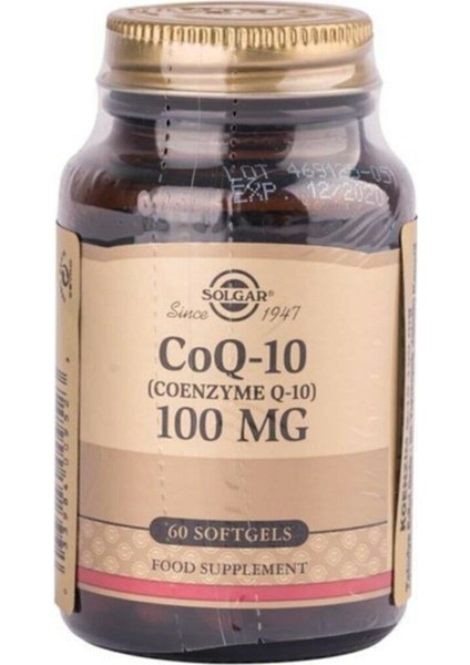 Vitamin D3 1000 Iu 100 Kapsül + Solgar Coenzyme Q-10 100 Mg 60 Kapsül