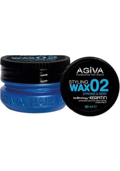Keratin Hairstyling Wax 02 Strong