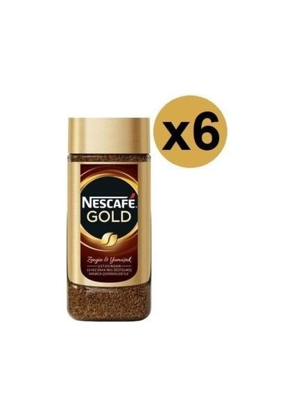 Gold 200 gr Kavanoz x 6 Adet