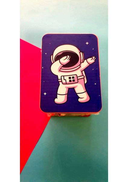 Ahşap Desenli Kumbara