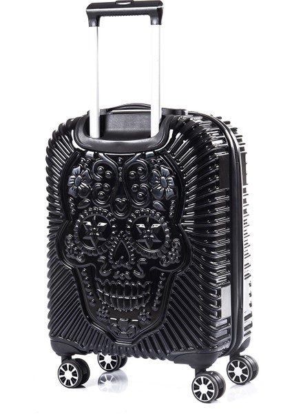 5186 Parlak Polıkarbon Orta Boy Valiz Siyah Renk modelleri