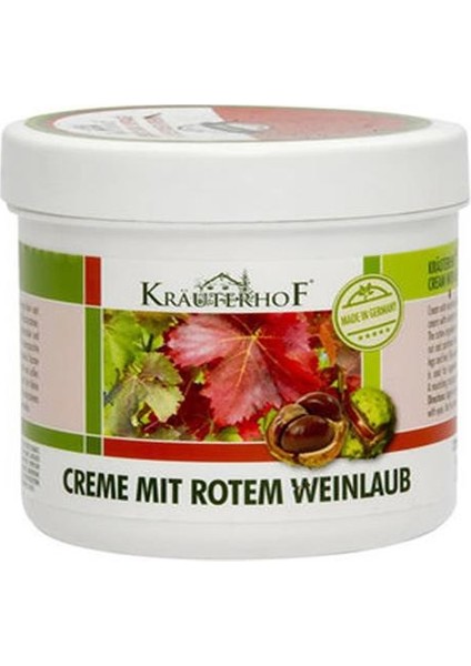 Kırmızı Asma Yaprağı Kremi 250 ml