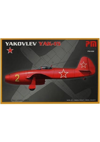 PM-102 Yakovlev Yak-15 Model Uçak 1:72