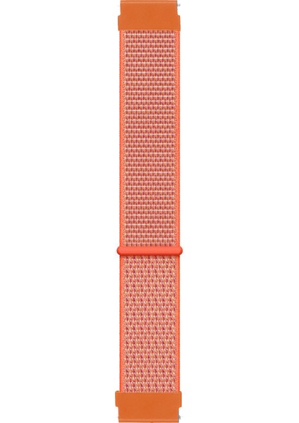 Huawei Honor Magic Watch 2 42MM Hasırlı Kordon Woven Sport Loop Turuncu