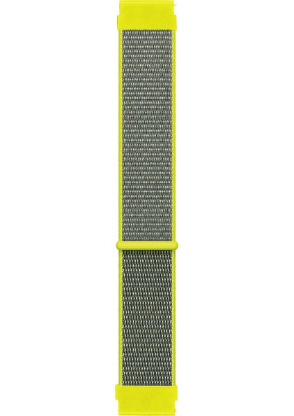 Garmin Forerunner 245 Hasırlı Kordon Woven Sport Loop Sarı