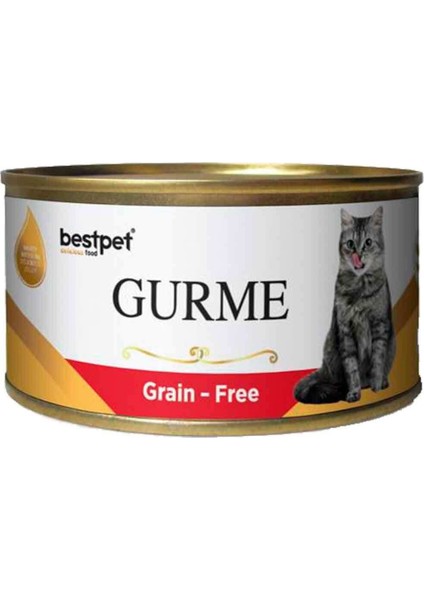 Gurme Kedi Konservesi Kuzulu Parça Etli 100 gr