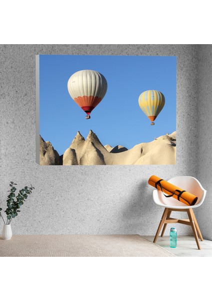Kapadokya Manzaralı Dekoratif Kanvas Tablo