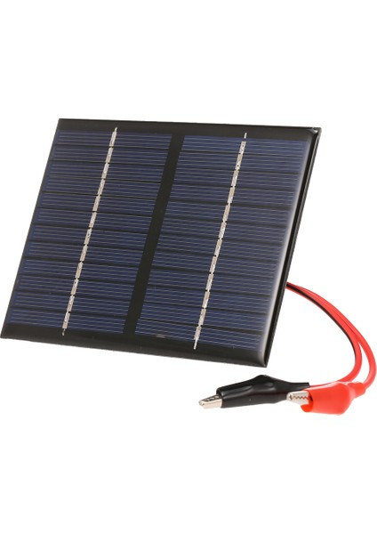 1.5 W / 12 V Solar Şarj İçin Timsah Klip Kompakt Polikristal (Yurt Dışından)