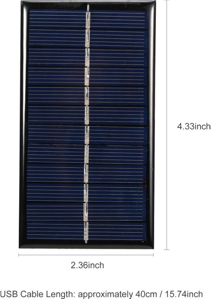 1W 6V USB ile Küçük Güneş Paneli Seti (Yurt Dışından) modelleri