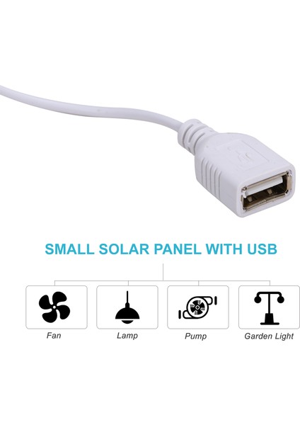 1W 6V USB ile Küçük Güneş Paneli Seti (Yurt Dışından) indirimleri