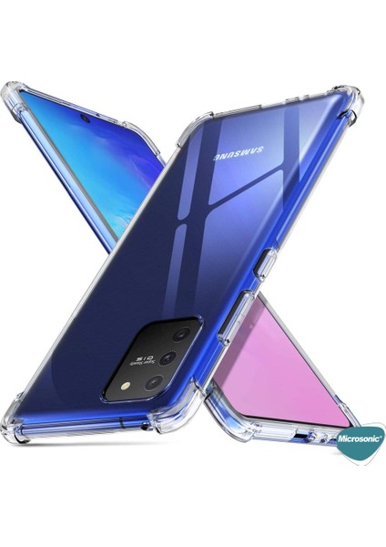 Samsung Galaxy A91 Kılıf Shock Absorbing Şeffaf modelleri