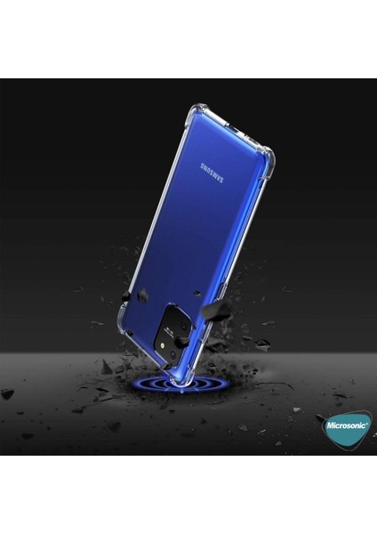 Samsung Galaxy A91 Kılıf Shock Absorbing Şeffaf indirimleri